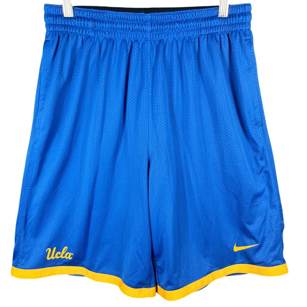 Nike UCLA Basketball Shorts Mens XL Blue Gold Dri-FIT Mesh DN1209-403
